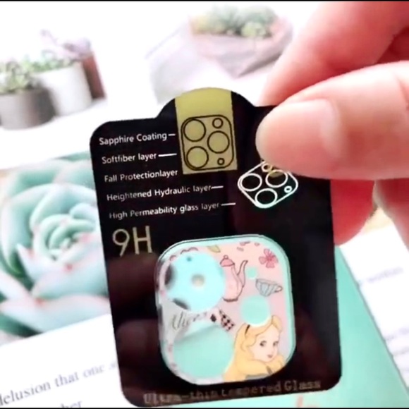 Tempered Glass Camera Lens Screen Protector For iPhone - Jasmine - Picture 2 of 2